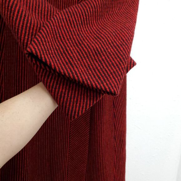 VTG Pauline Trigere Wool Old Money Vintage Longline Double Breasted Peacoat - Picture 7 of 14